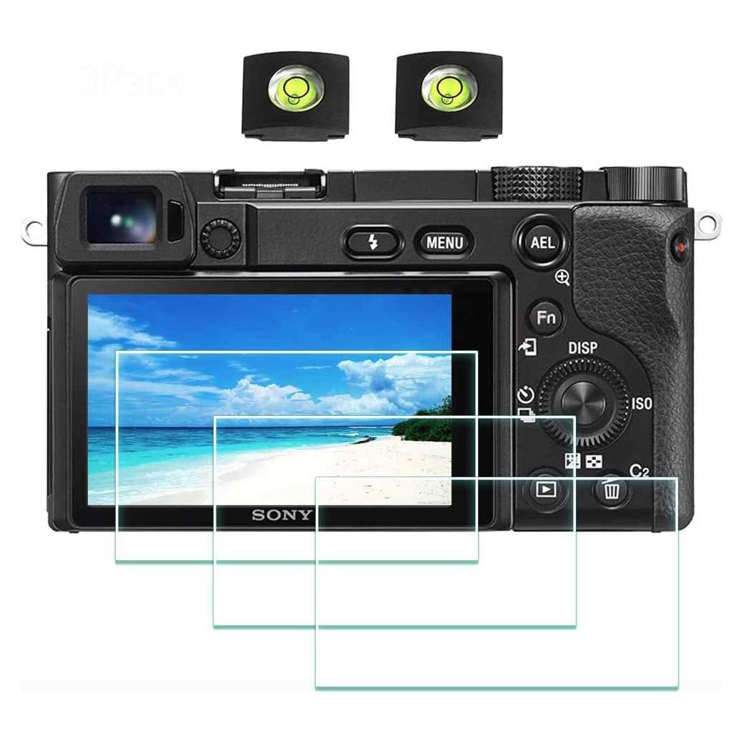 Protector de Pantalla y Cubierta de Zapata Fría Sony A6000 A6100