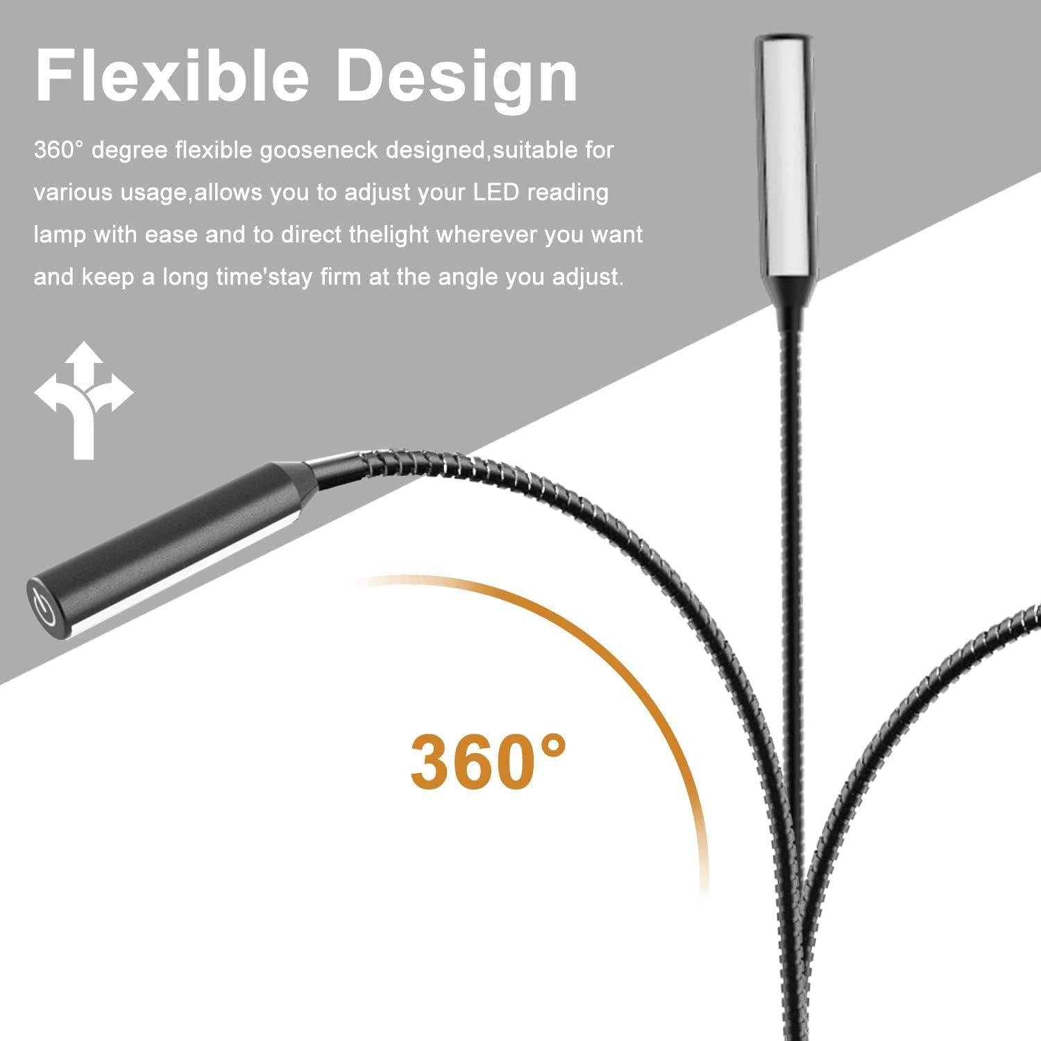 Lámpara de Lectura Montada en Pared VST con USB y Control Táctil