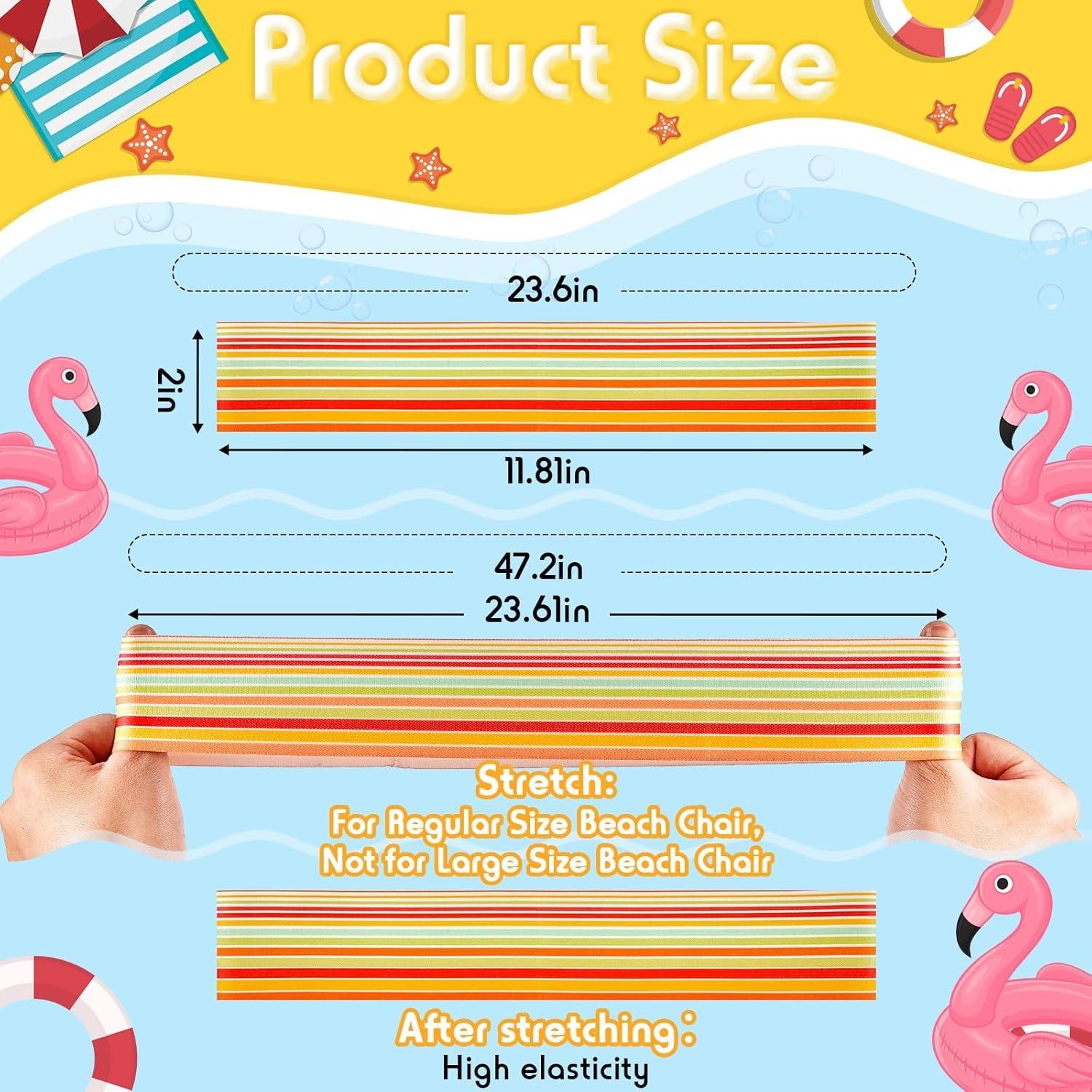 Boao 4 Clips de Toalla para Sillas de Playa - Pelota y Pato