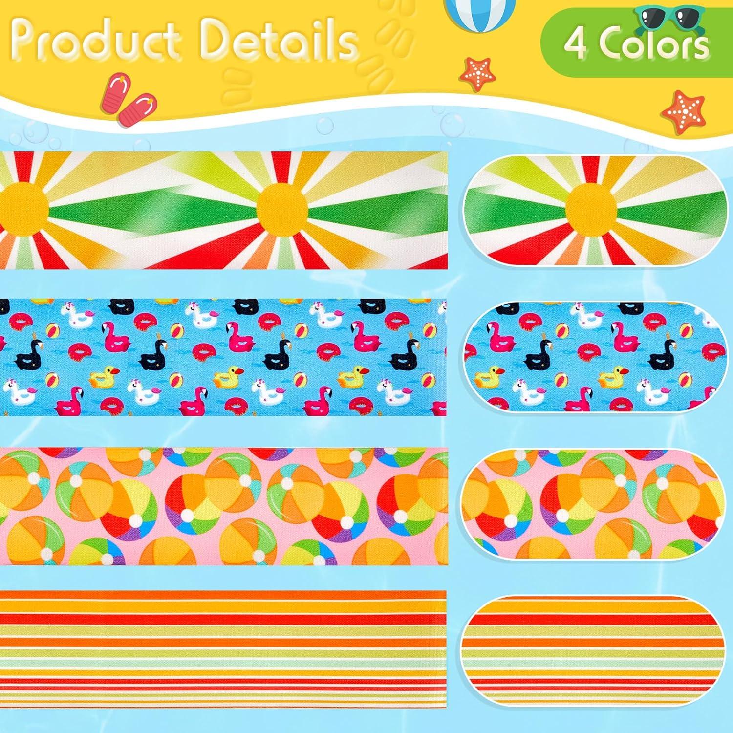 Boao 4 Clips de Toalla para Sillas de Playa - Pelota y Pato