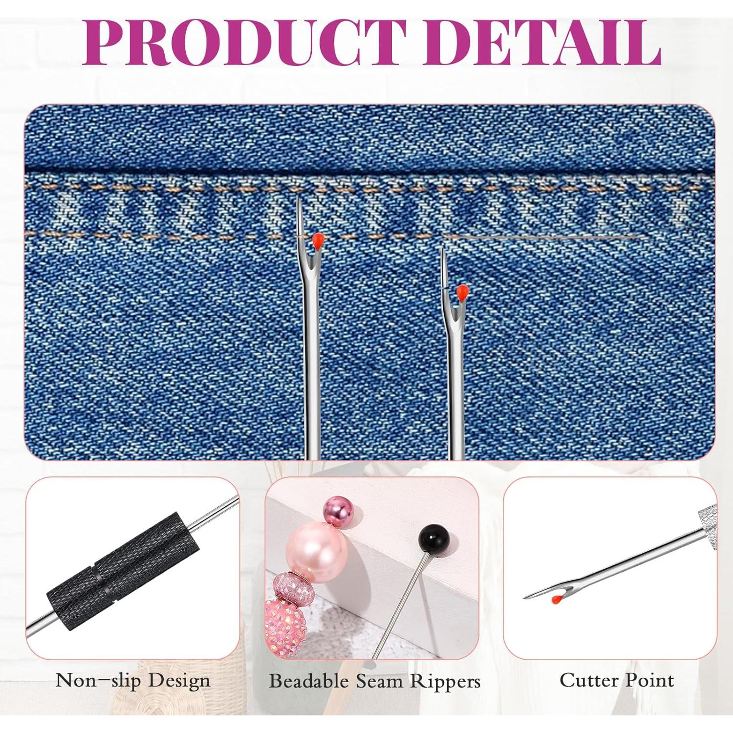 Tondiamo 4 Pcs Descosedores de Costuras Multicolor 14.2 cm