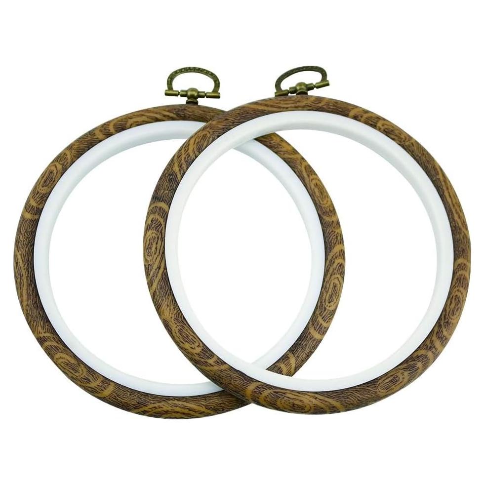 Aros de Bordado Redondos Guofa 12cm 2pcs Decorativos