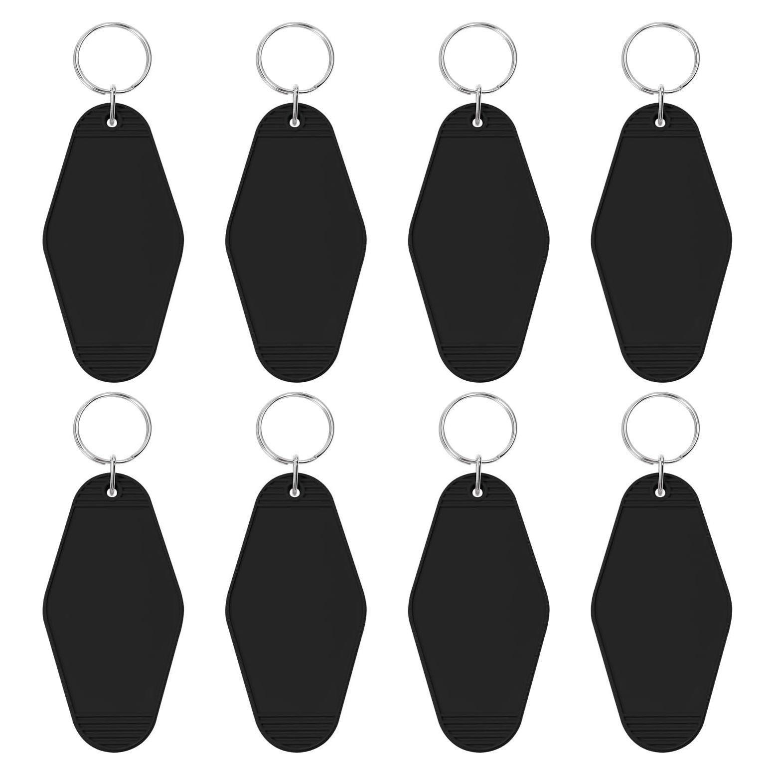 8 Llavero de Motel en Blanco Personalizable para Manualidades