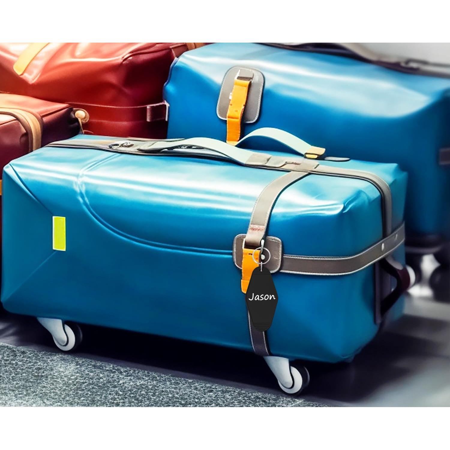 8 Llavero de Motel en Blanco Personalizable para Manualidades