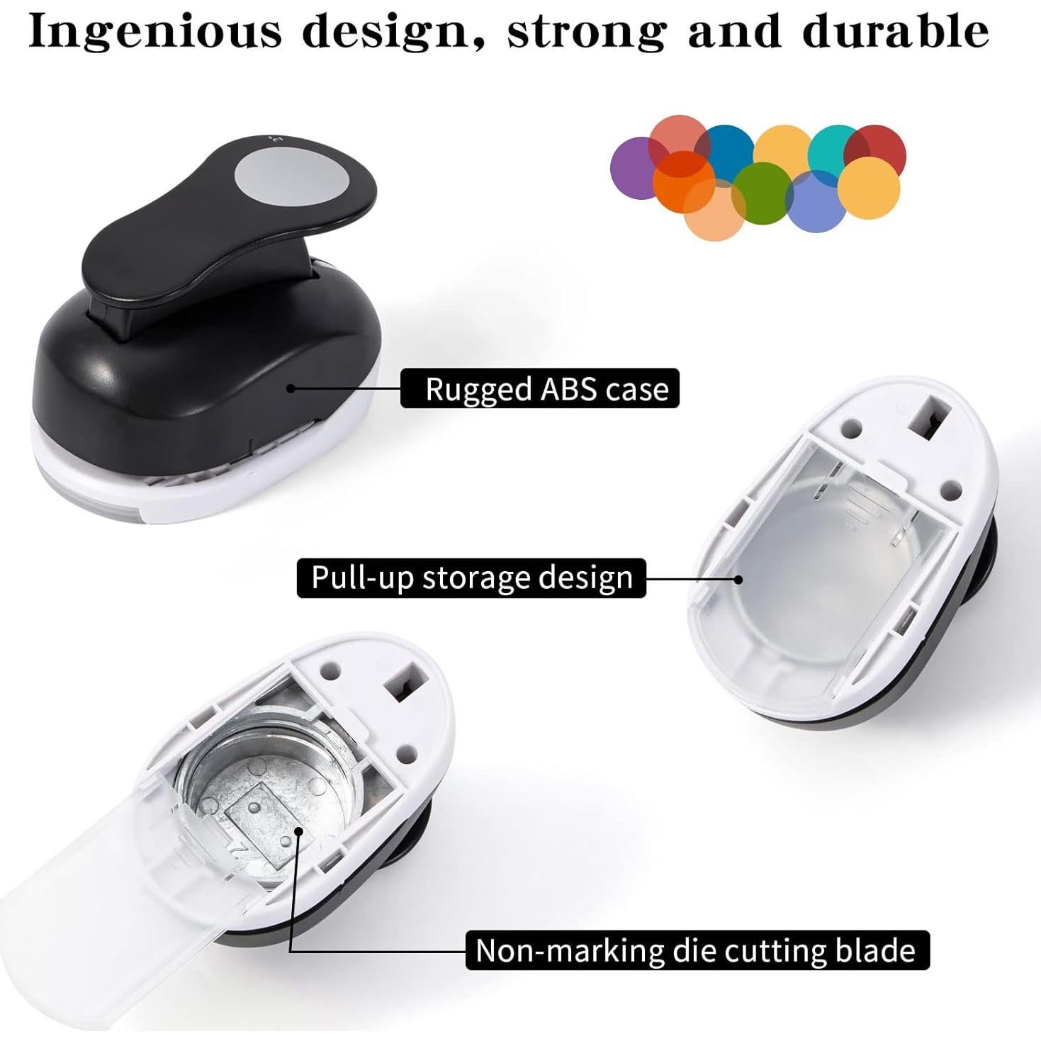 Perforadora de Círculo 5cm Katfort para Manualidades Negra