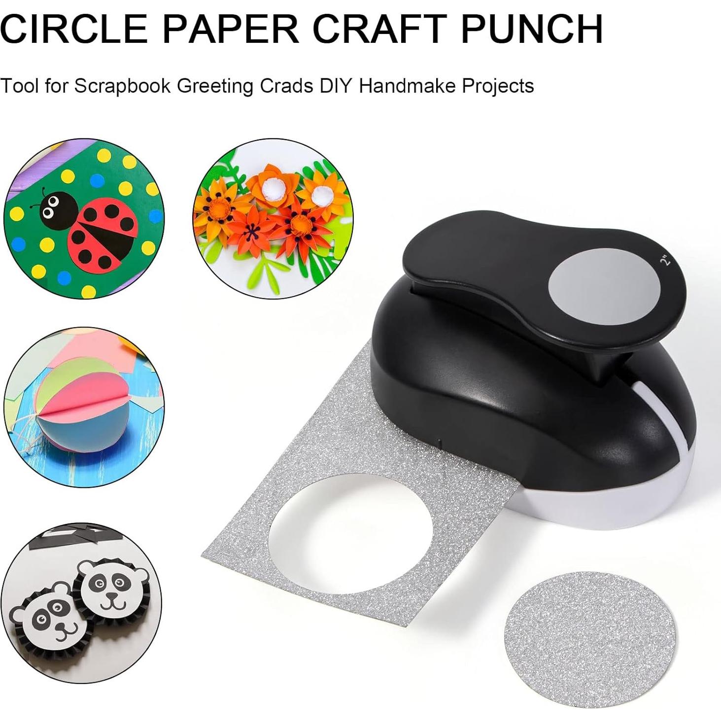 Perforadora de Círculo 5cm Katfort para Manualidades Negra