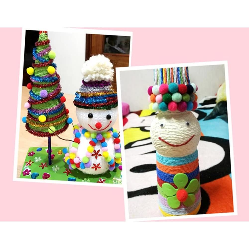 Pompones de Alta Elasticidad Dragón 150PCS DIY Multicolor