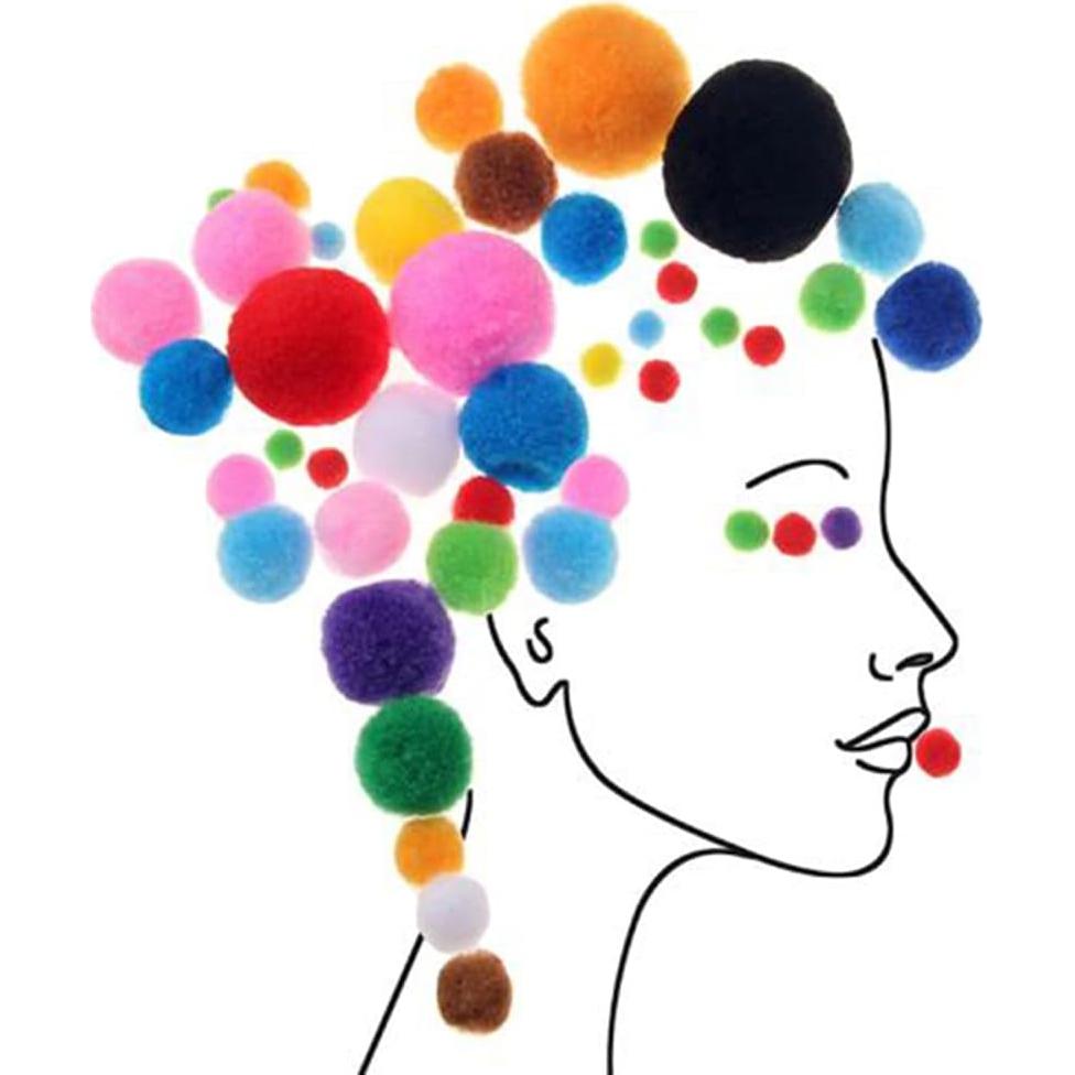 Pompones de Alta Elasticidad Dragón 150PCS DIY Multicolor