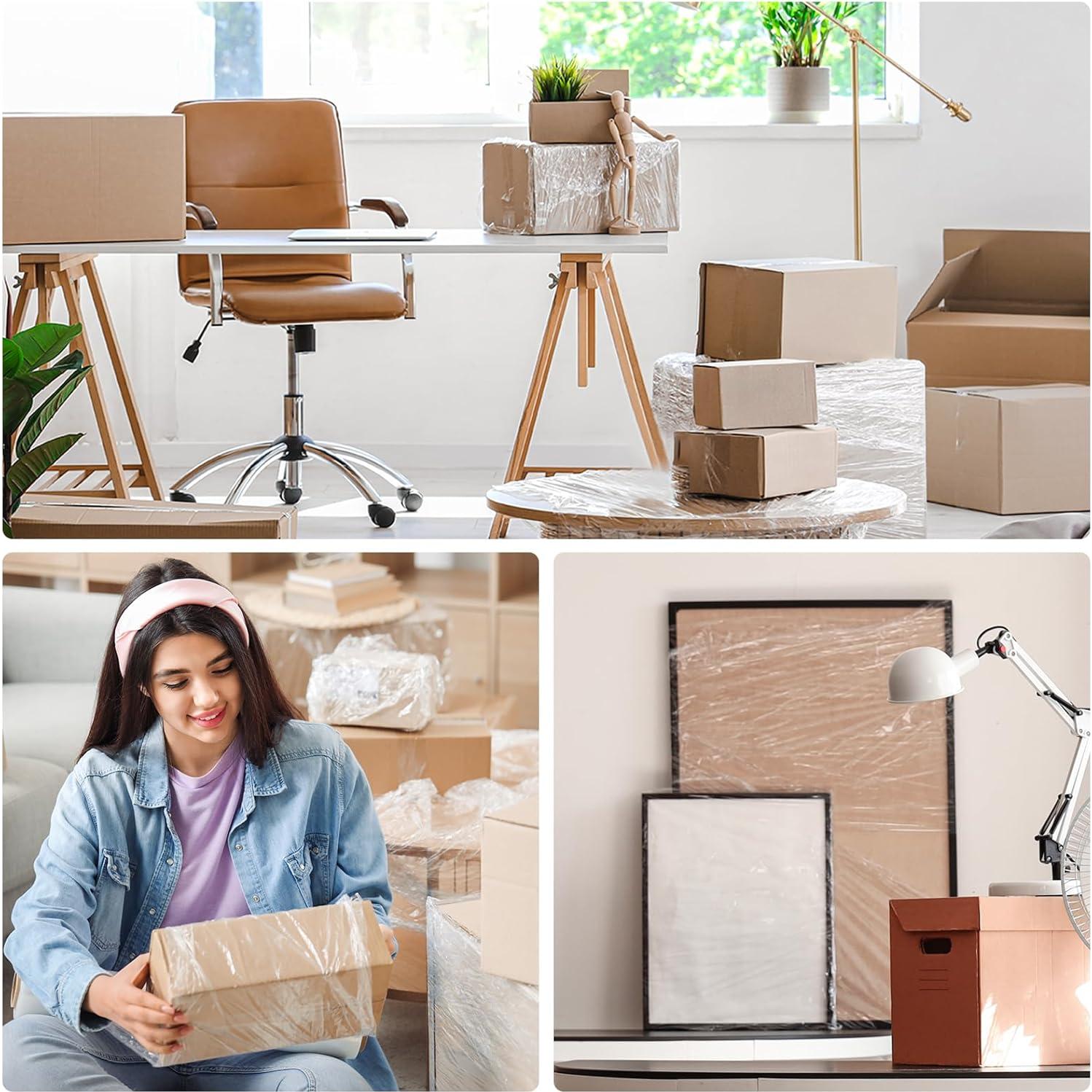 Rollo de Película Estirable TICONN 304.8m 12.7cm con Mangos