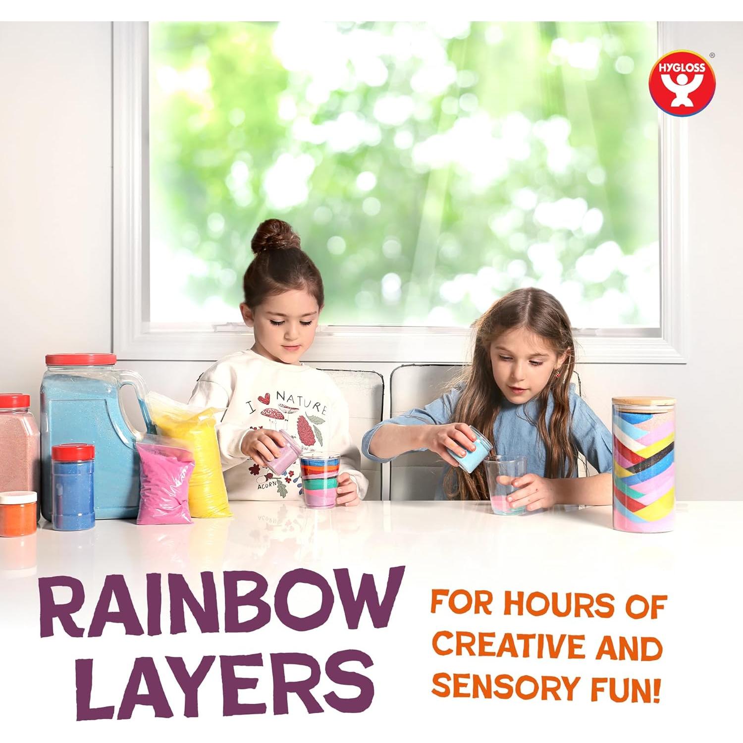 Arena de Jugar Colorida Hygloss 1,36 kg - Arte Navideño