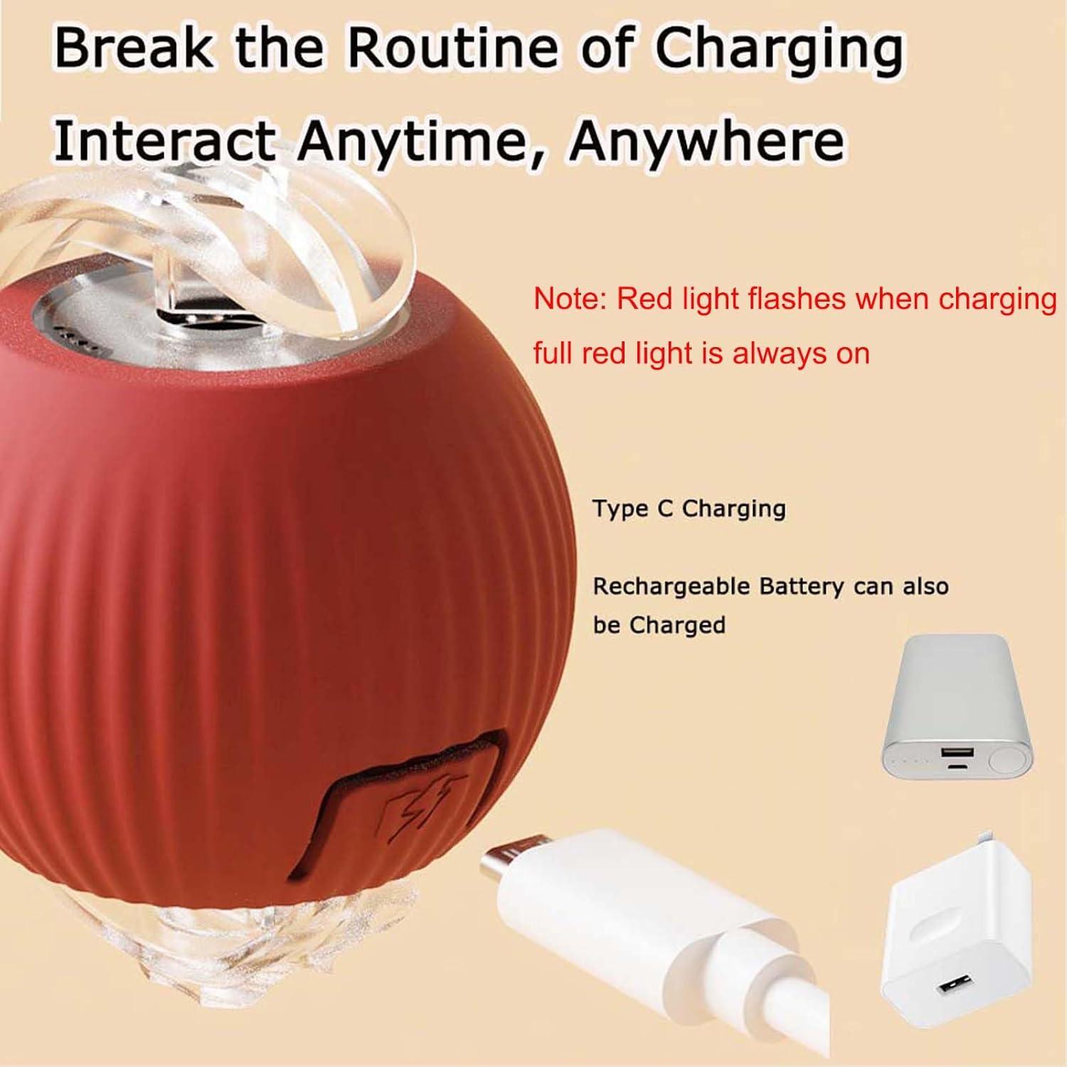 Bola Interactiva para Gatos Speed 2.0 Tchernt Rosa Recargable