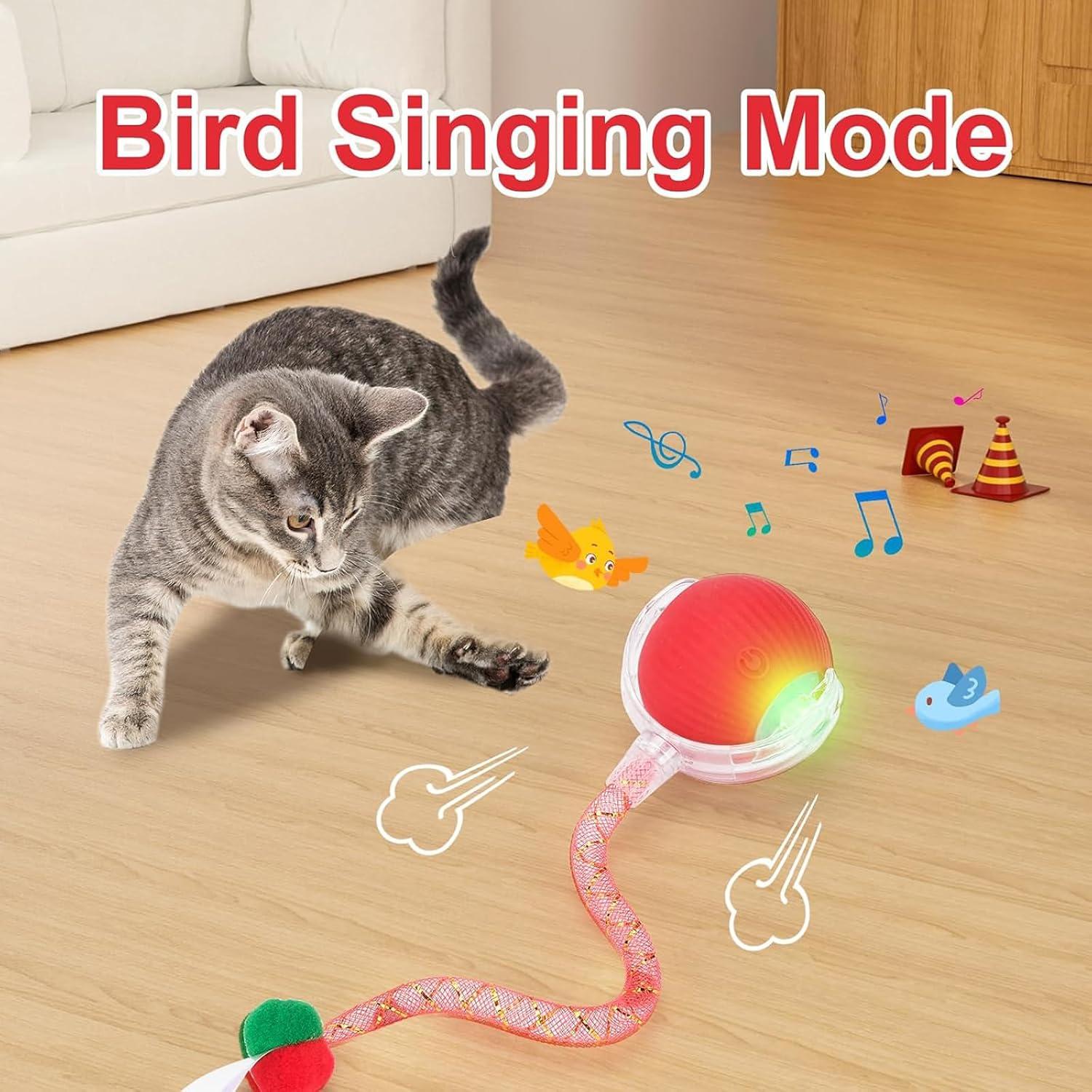 Bola Interactiva para Gatos Speed 2.0 Tchernt Rosa Recargable