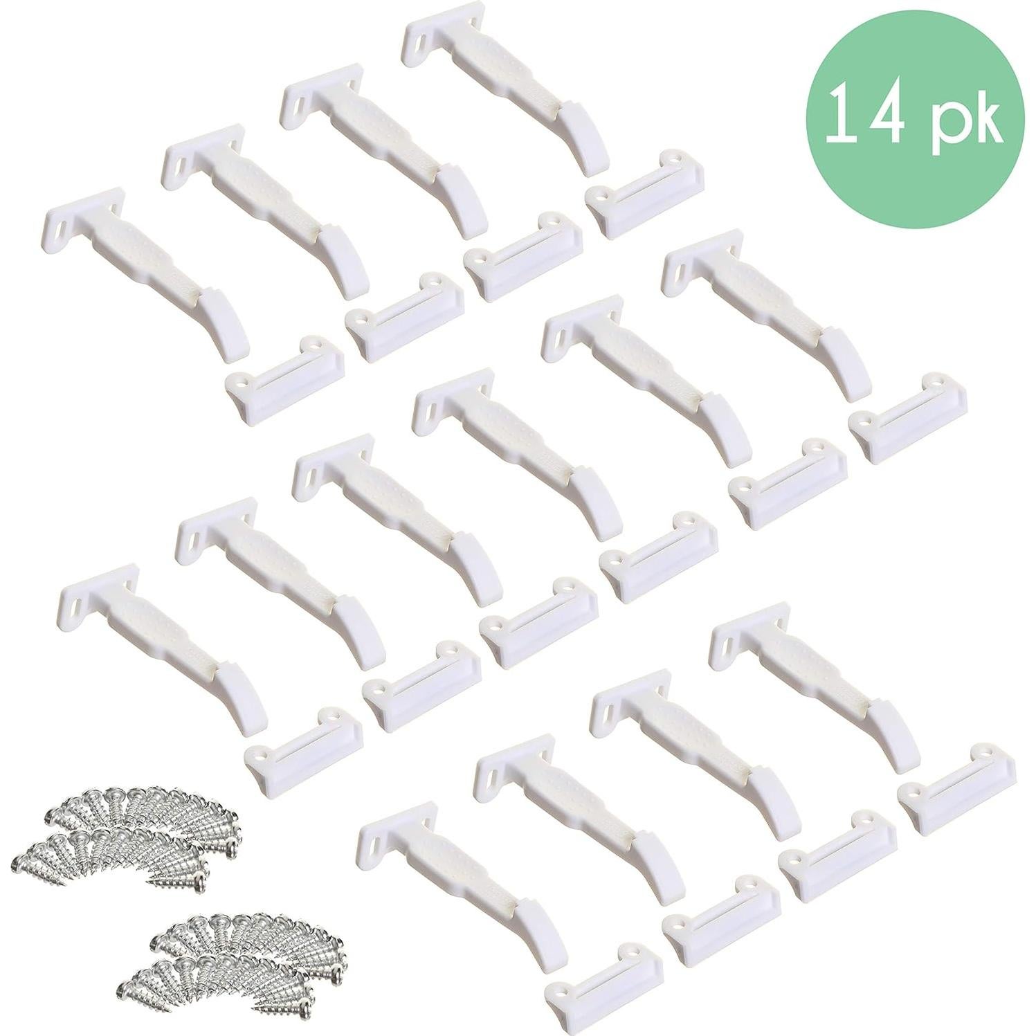 Bloqueos de Seguridad para Gabinetes Little Chicks CK034 - 14 Piezas