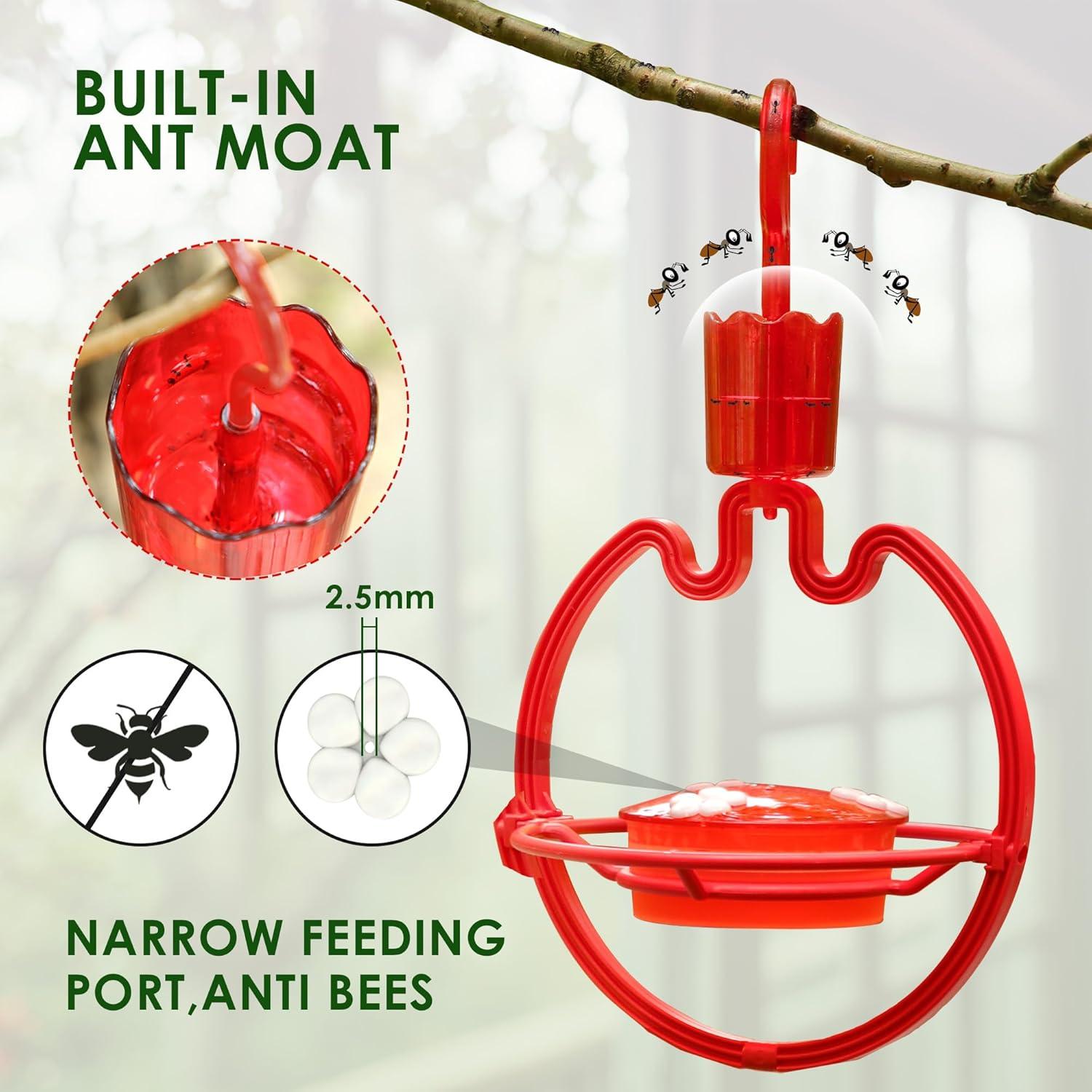 Alimentador de Colibrí ORIENTOOLS 269g con Trampa para Hormigas