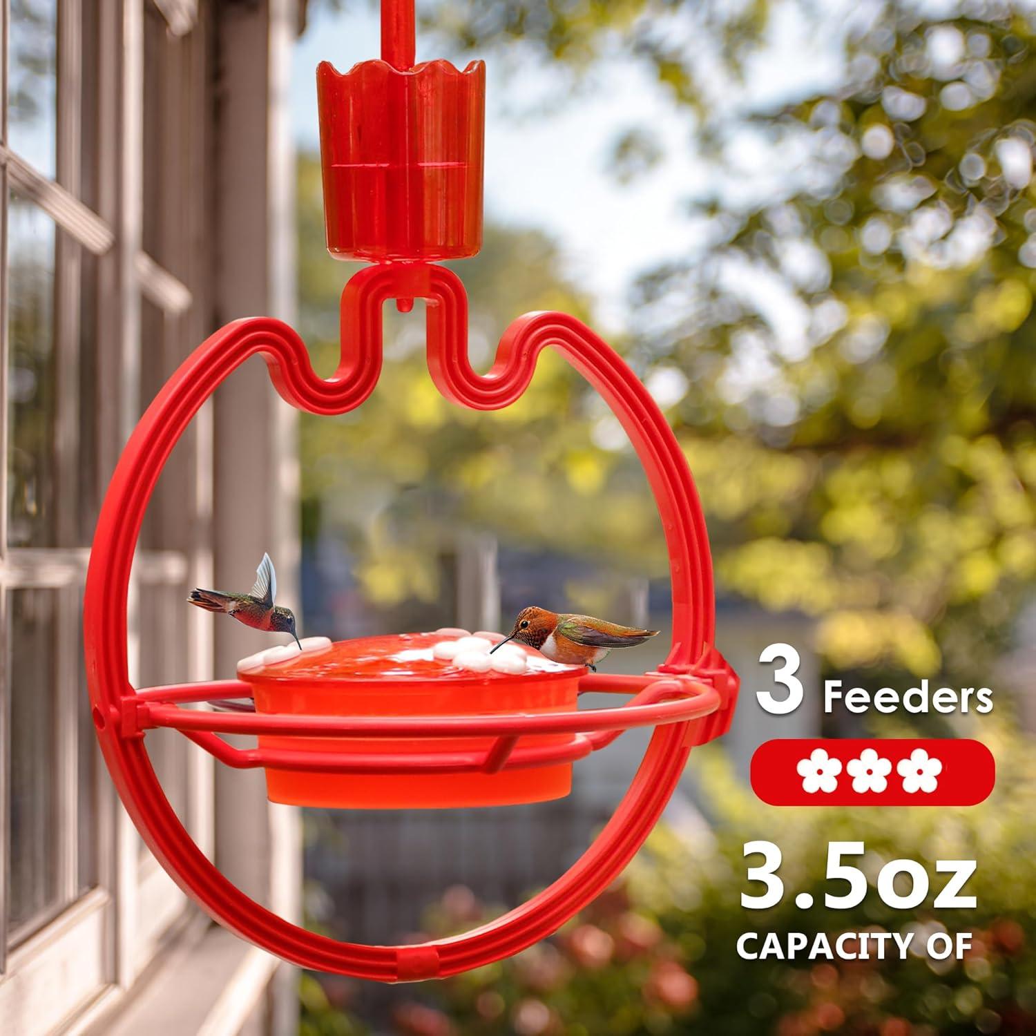 Alimentador de Colibrí ORIENTOOLS 269g con Trampa para Hormigas