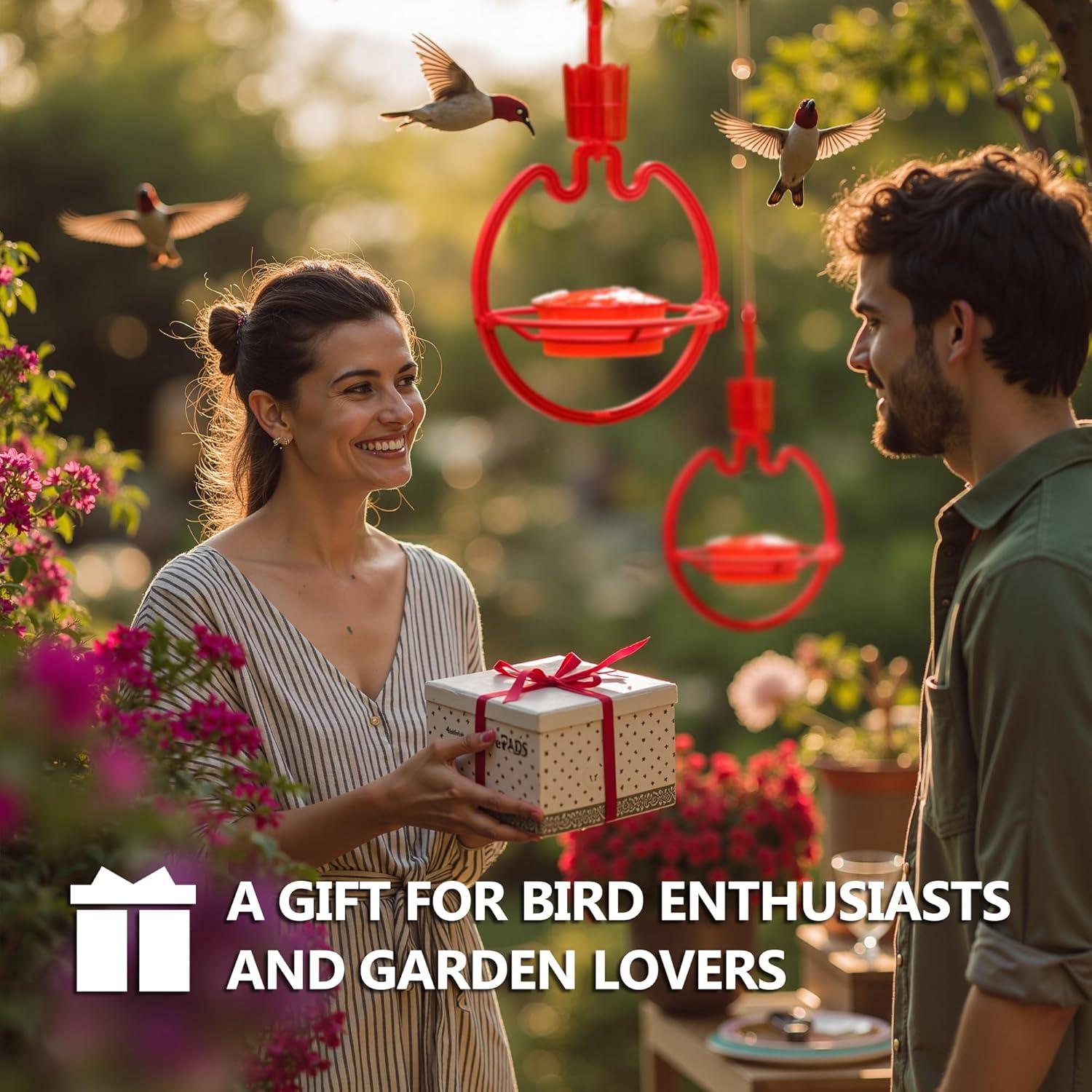 Alimentador de Colibrí ORIENTOOLS 269g con Trampa para Hormigas