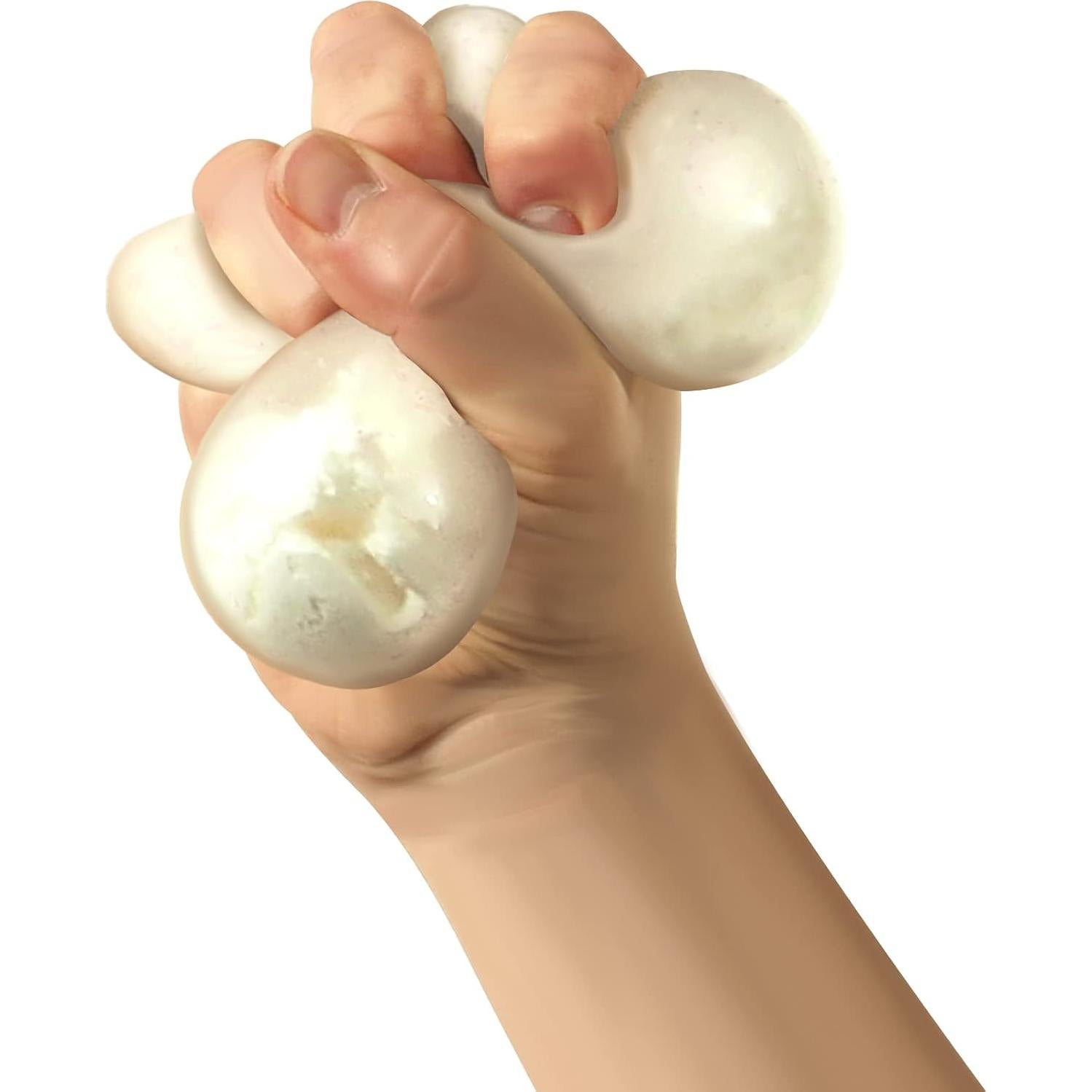 NEE DOH Snowball Crunch Schylling 6.35cm Blanco