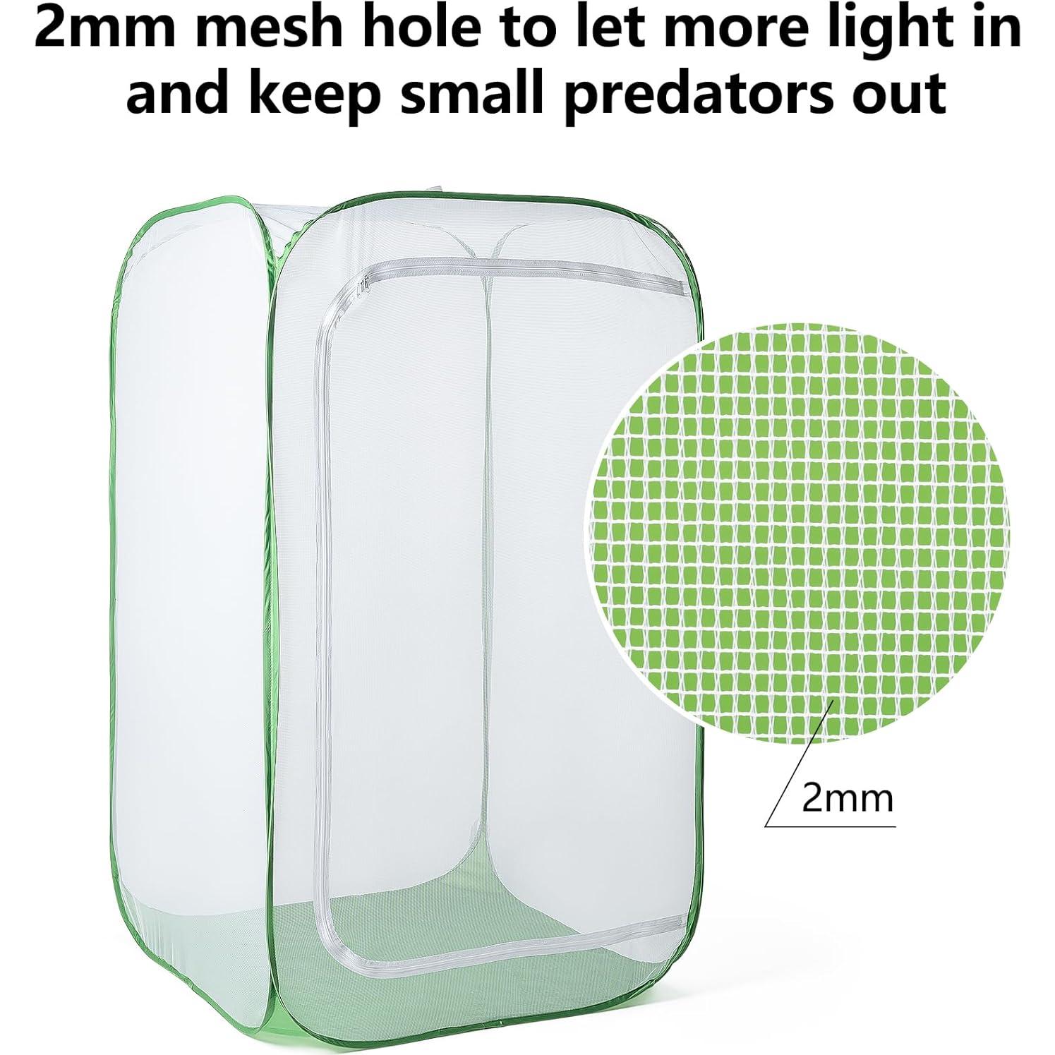 Jaula Pop-Up para Plantas RESTCLOUD 40x40x60 cm Protección Plagas