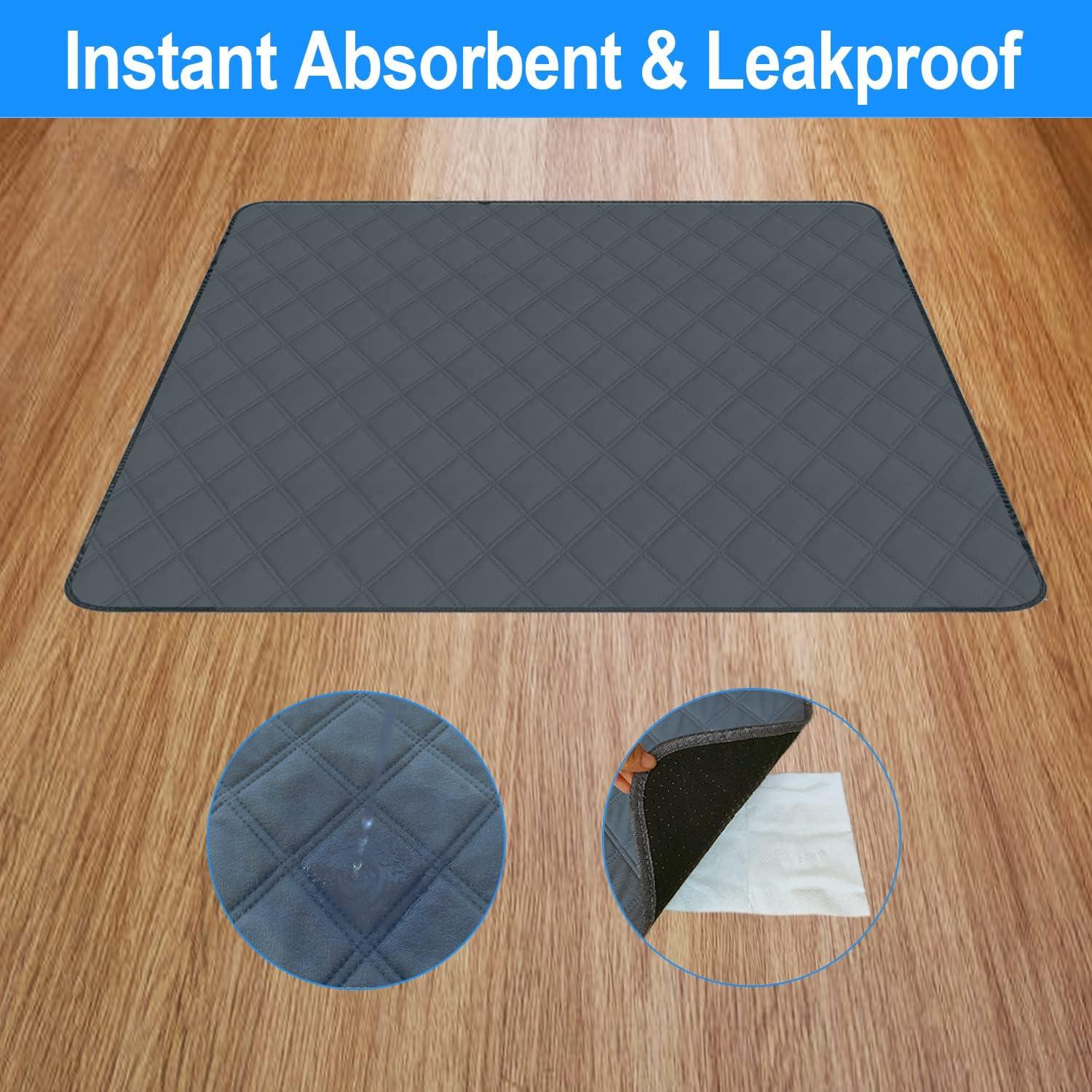 Almohadillas Lavables RIOUSSI para Perros 60x45 cm 2 Paquete