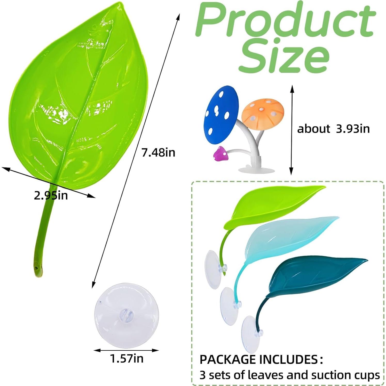 Set 4PCS Hamaca para Peces Betta Jwizyotr - Hoja de Descanso