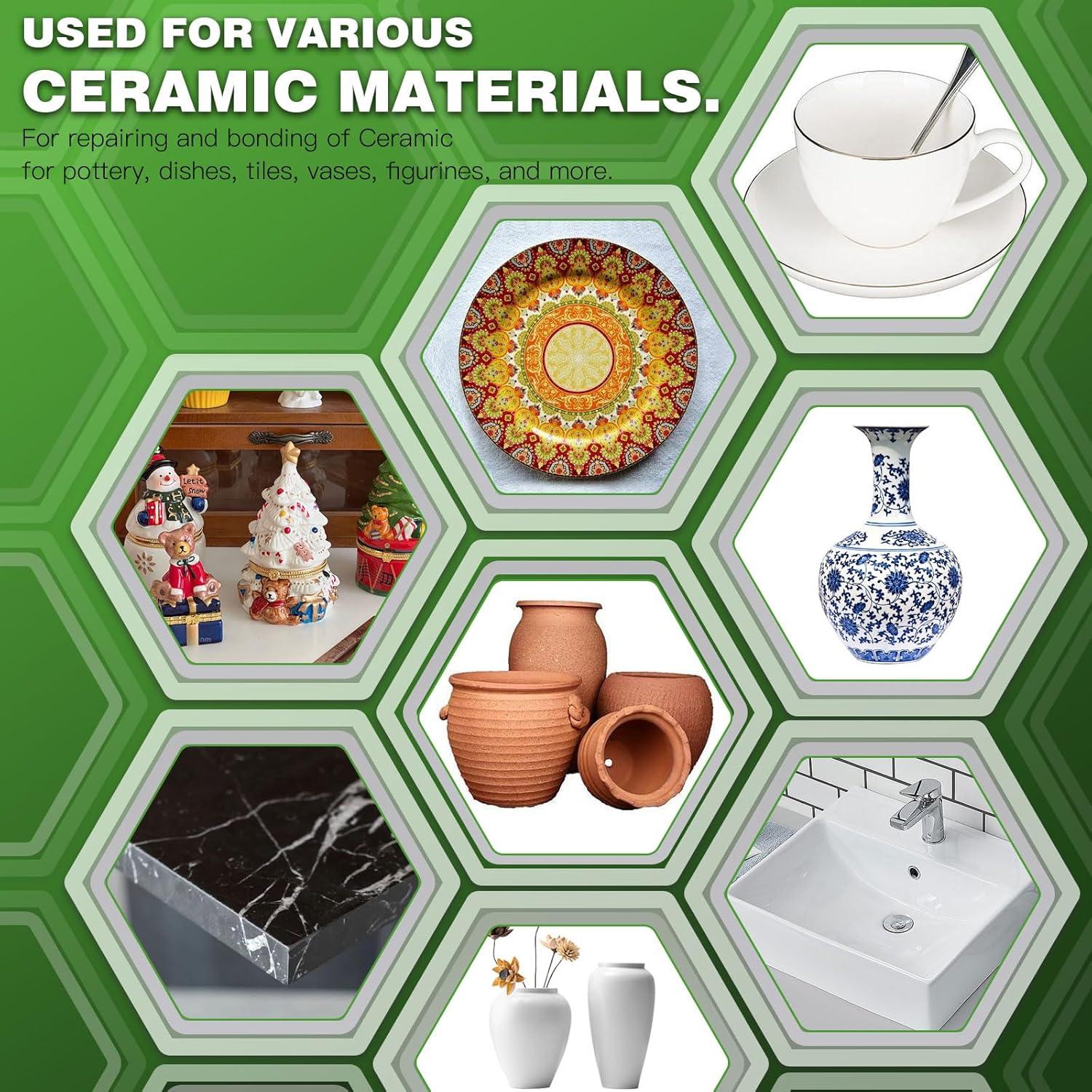 Pegamento Cerámico Viomis 20g - Rápido, Impermeable y Fuerte