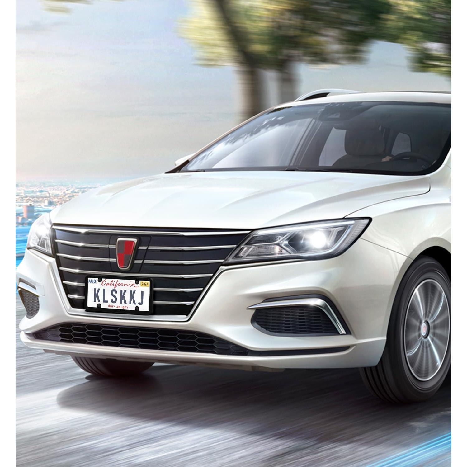 Paquete de 2 Cubiertas Transparentes KLSKKJ para Placas de Licencia