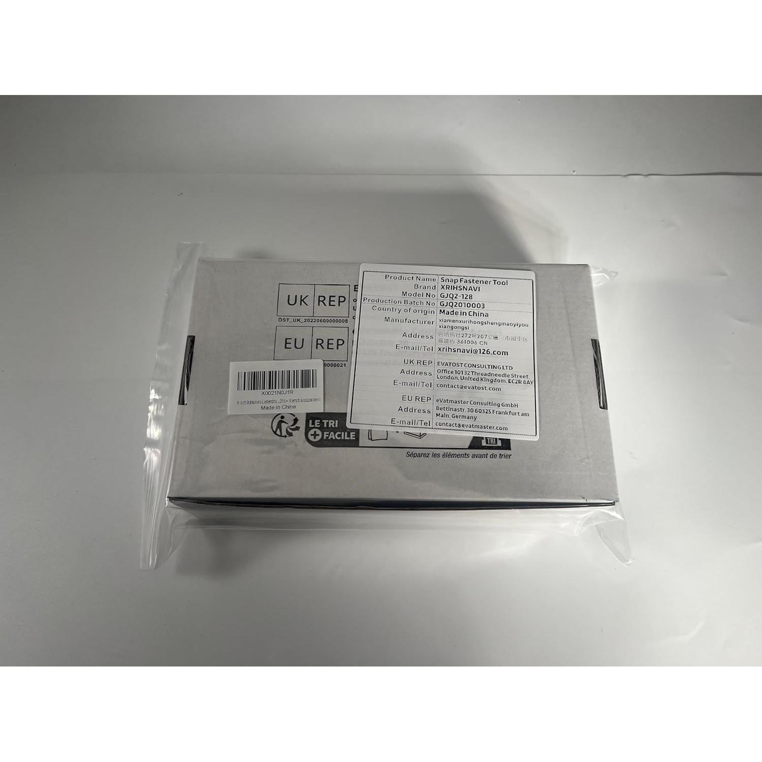 Kit de Botones a Presión XRIHSNAVI 15mm Acero Inoxidable 510 PCS