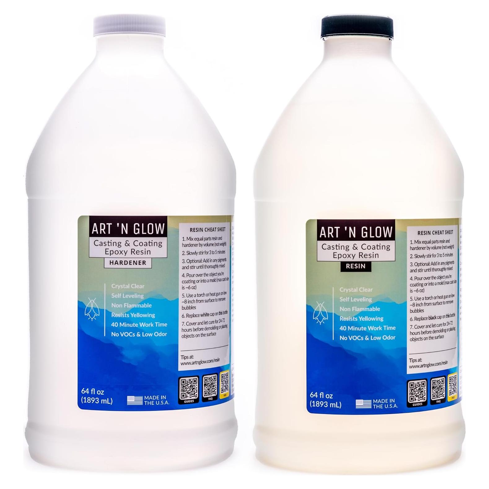 Resina Epóxica Art 'N Glow 1 Galón Transparente - Resistente UV