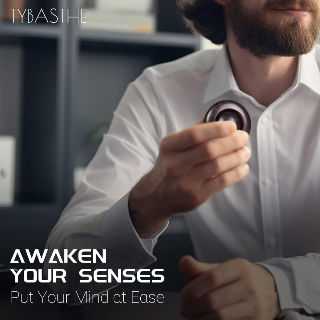 Juguete Antiestrés Tybasthe de Madera para Adultos - Alivio de Ansiedad