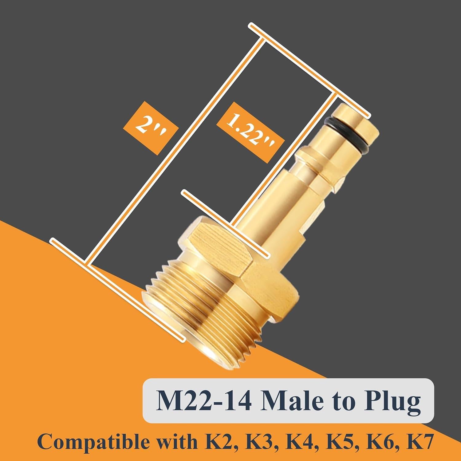 Manguera de Lavadora a Presión M MINGLE 15.24 m 3600 PSI