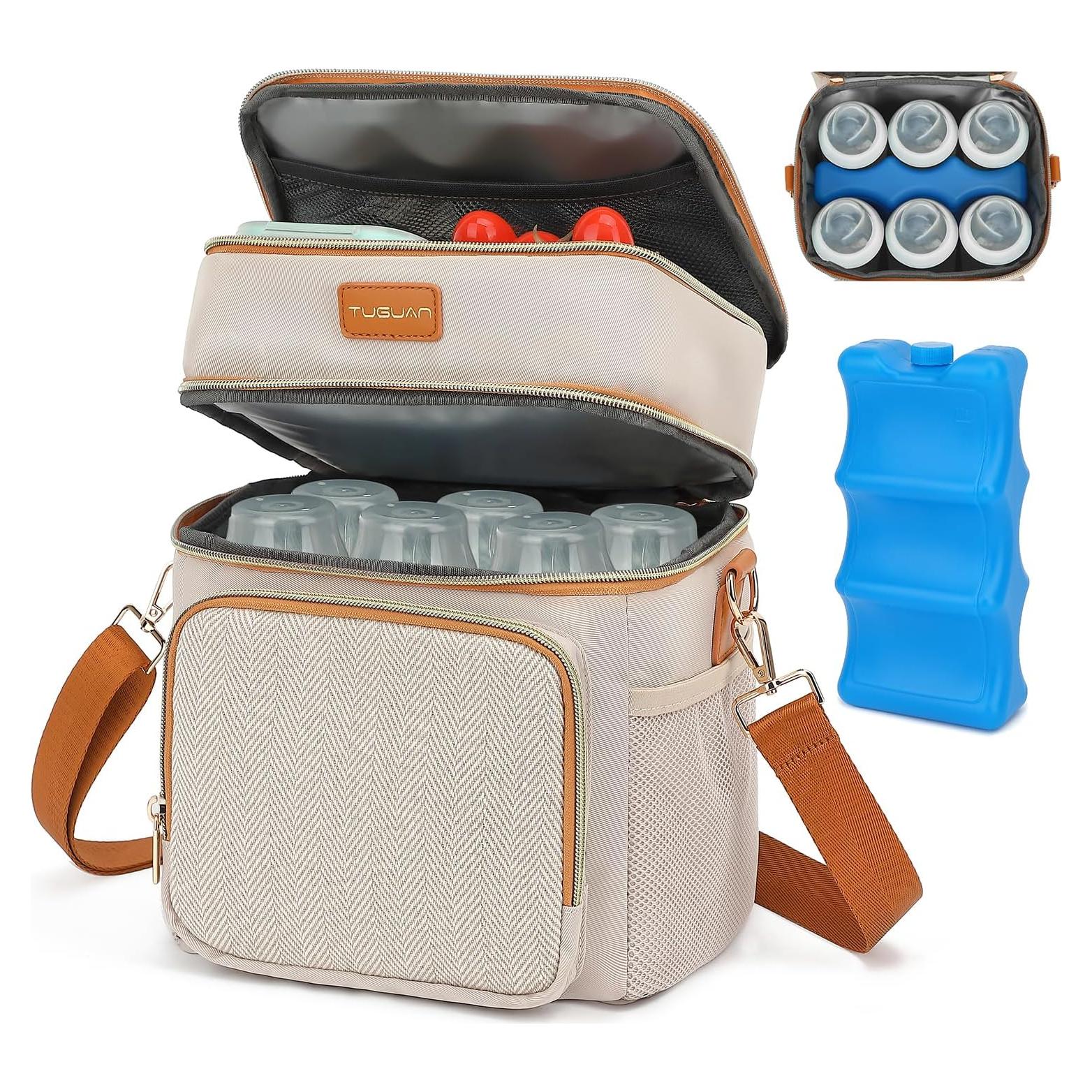 Bolsa de Enfriamiento TUGUAN para Leche Materna 18L Beige