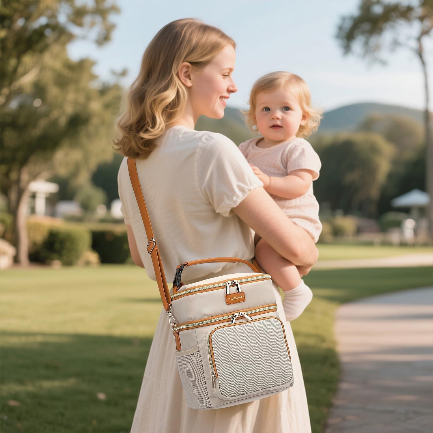 Bolsa de Enfriamiento TUGUAN para Leche Materna 18L Beige