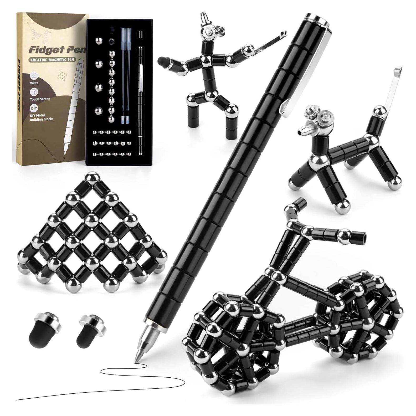 Bolígrafo Magnético Juboury Antiestrés 18.8x9.1cm Negro