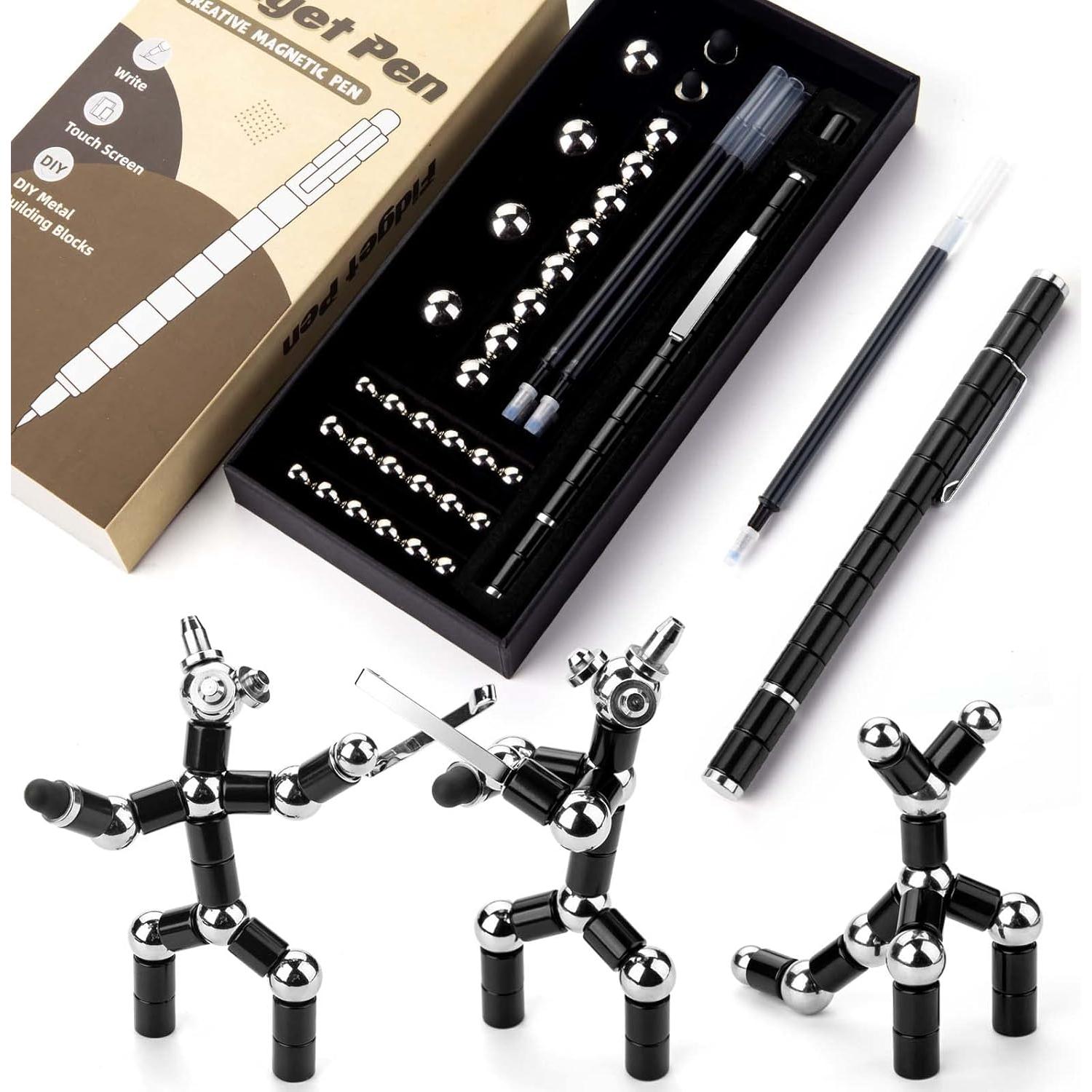 Bolígrafo Magnético Juboury Antiestrés 18.8x9.1cm Negro