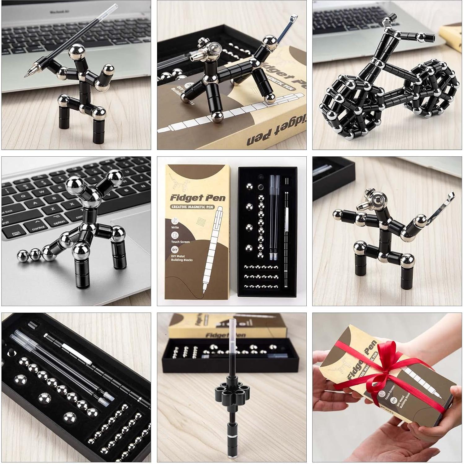 Bolígrafo Magnético Juboury Antiestrés 18.8x9.1cm Negro