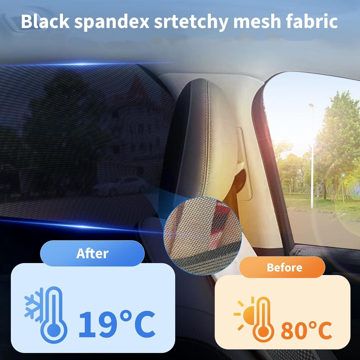 Pantalla Solar para Ventana Lateral Henborsfse - Curvada 107x69.9 cm