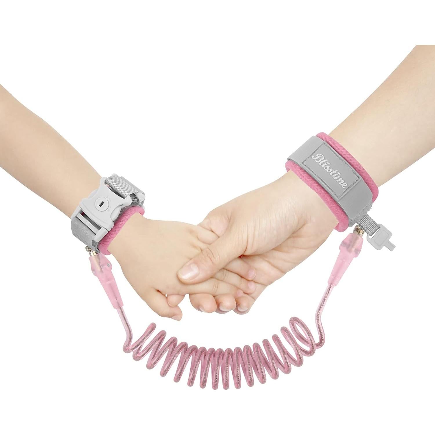 Correa Antipérdida para Niños Blisstime 1.5m Rosa con Llave