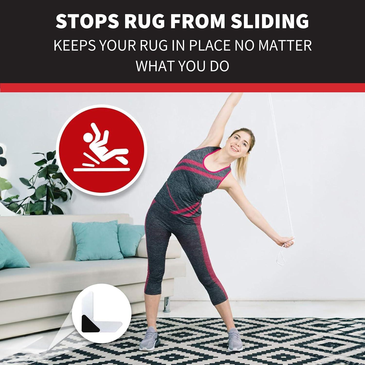 StepNGrip Sujetadores de Esquinas de Alfombra 4-Pack 19.1 cm