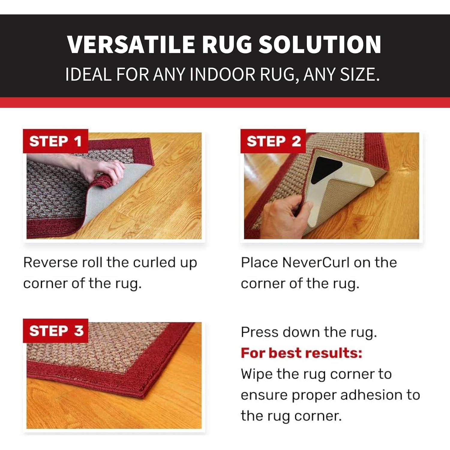 StepNGrip Sujetadores de Esquinas de Alfombra 4-Pack 19.1 cm