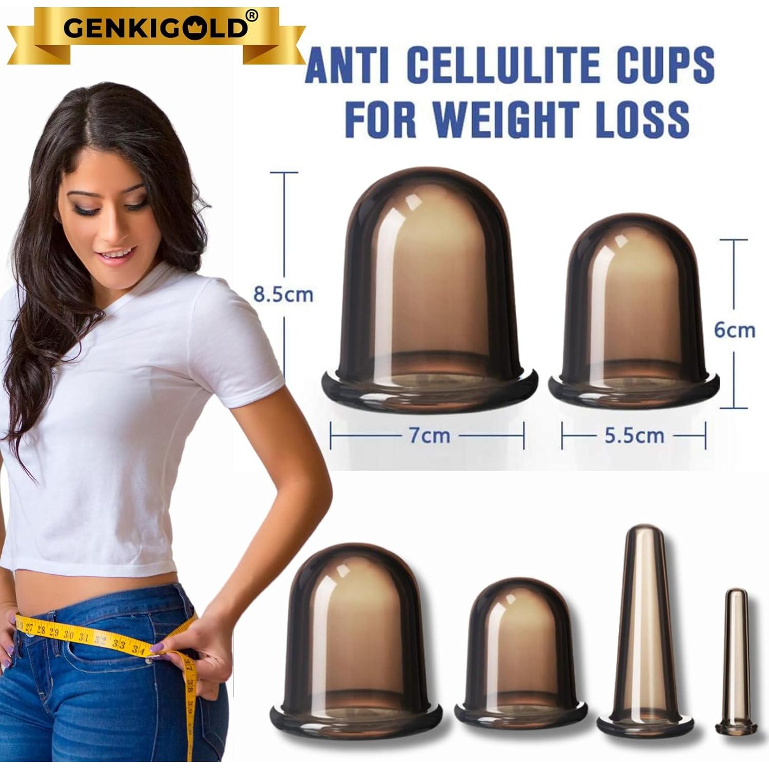 Juego de Ventosas de Silicona Orgánica Genkigold - 4 Piezas