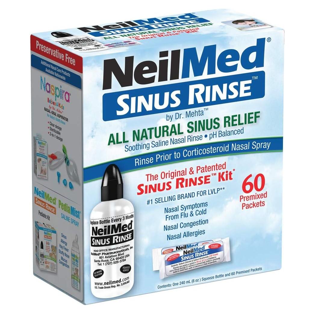 NeilMed Lavado Nasal - Kit Completo 50 Unidades