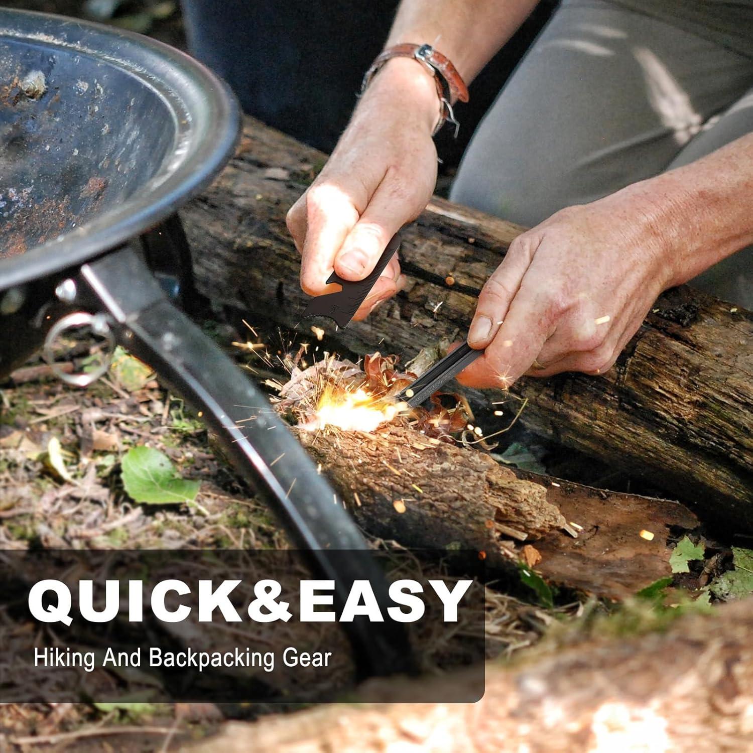 Encendedor de Magnesio SEYIIRE FStarter Impermeable para Camping