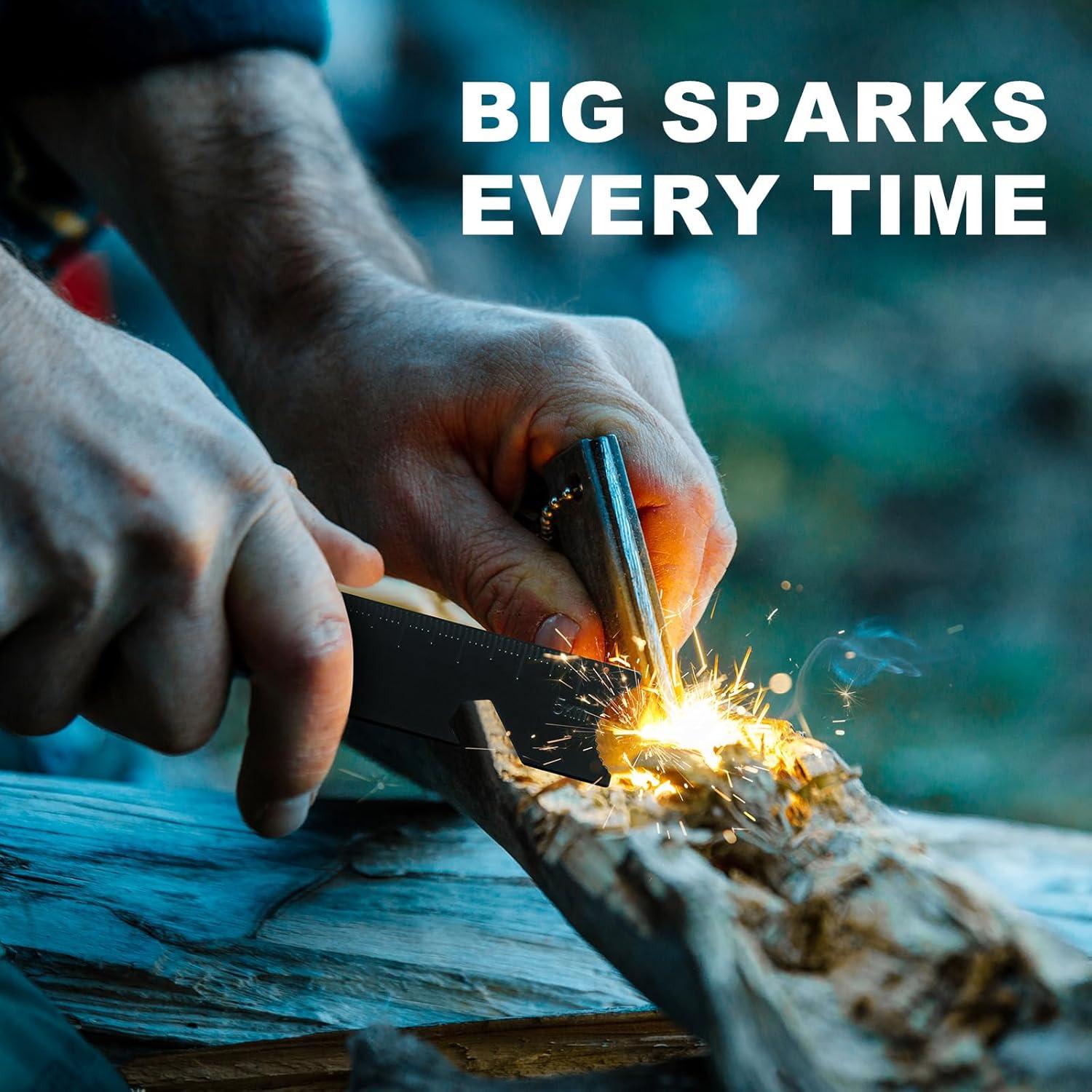 Encendedor de Magnesio SEYIIRE FStarter Impermeable para Camping