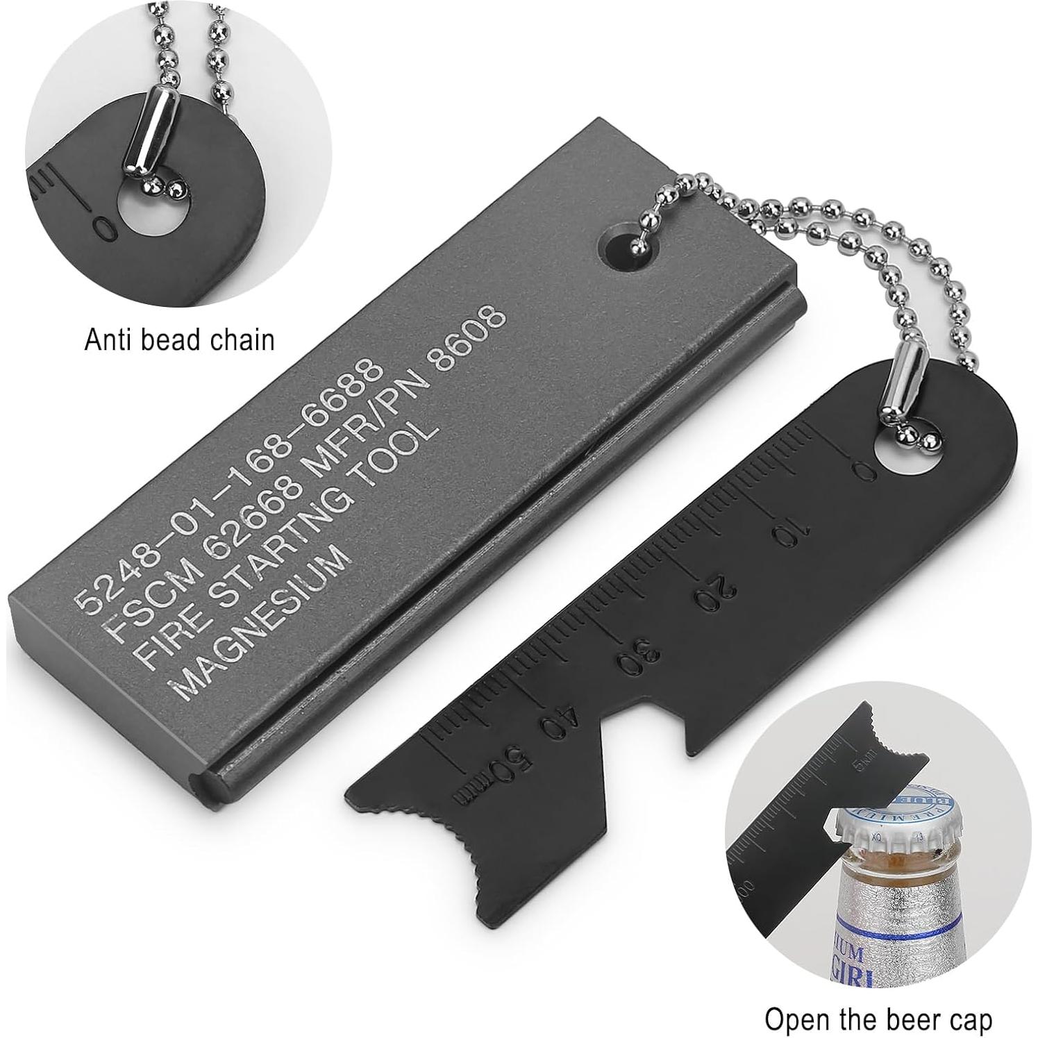 Encendedor de Magnesio SEYIIRE FStarter Impermeable para Camping