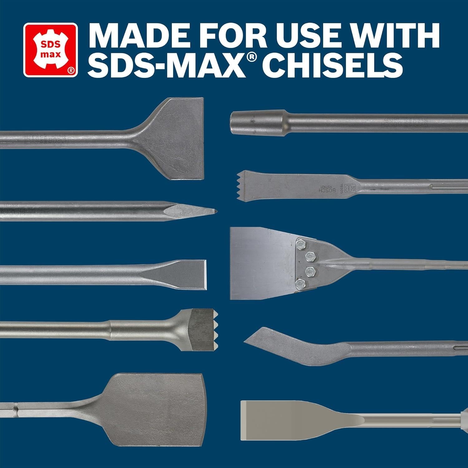 Martillo Demoledor Bosch GSH18V-5L212 18V 8.5J con 2 Baterías 12Ah