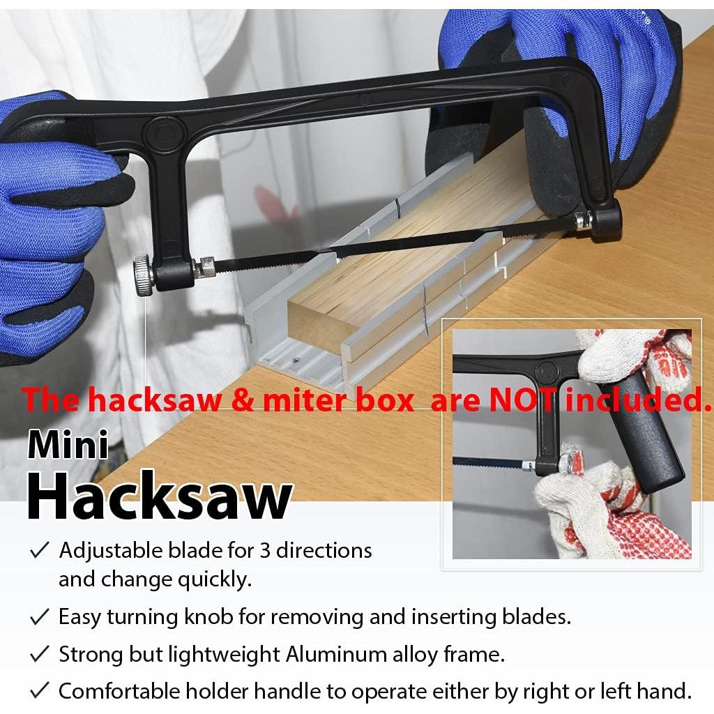 Hojas de Mini Sierra de Mano FIRSTINFO 5 Pcs Acero 135 Grados