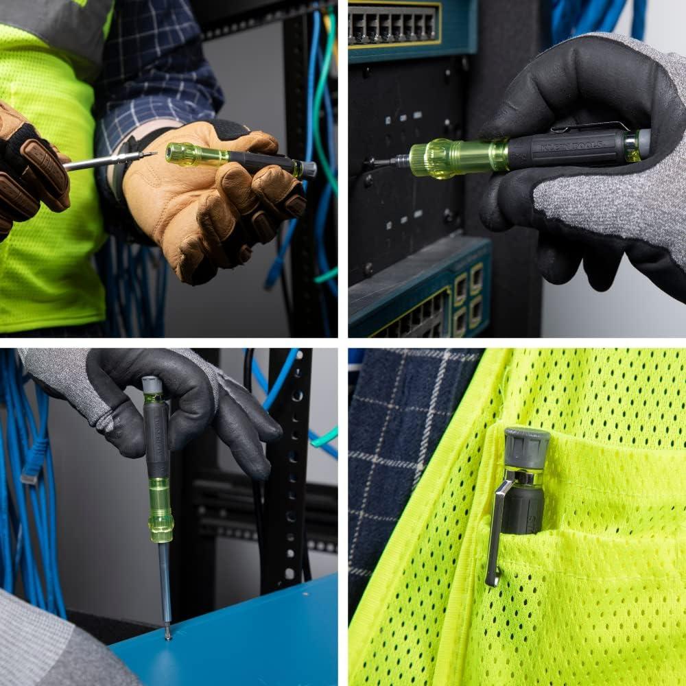 Destornillador Multi-Bit Klein Tools 32613 3-en-1 HVAC