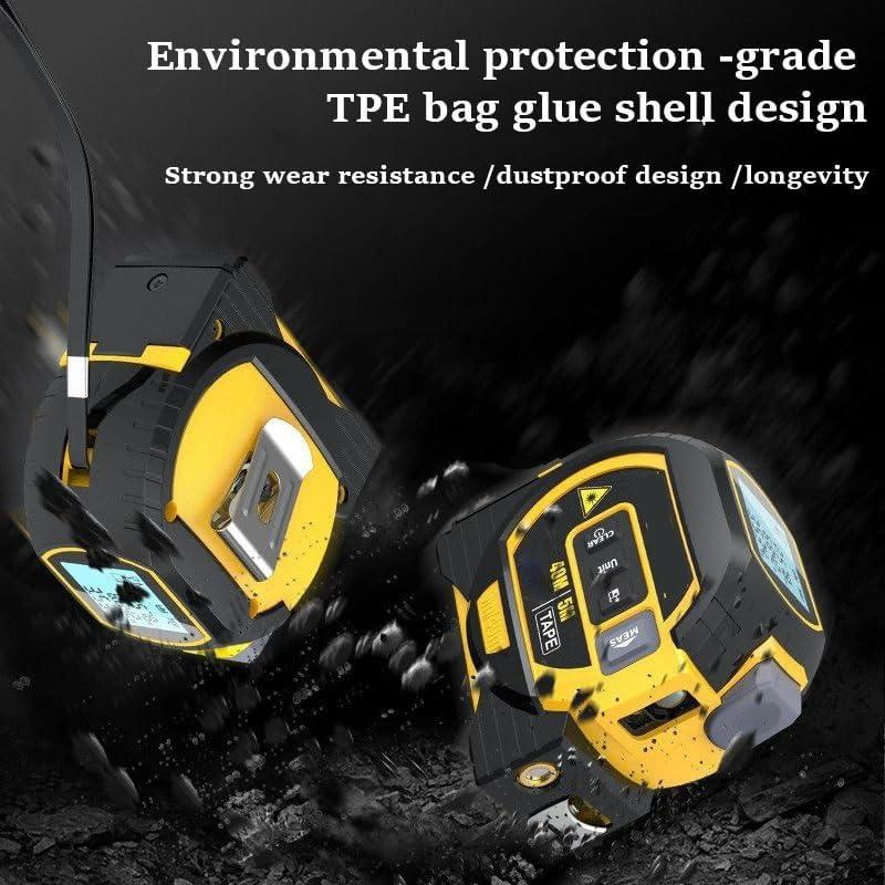 Cinta Métrica Digital 3-en-1 TYGHBN 5m Pantalla LED Azul