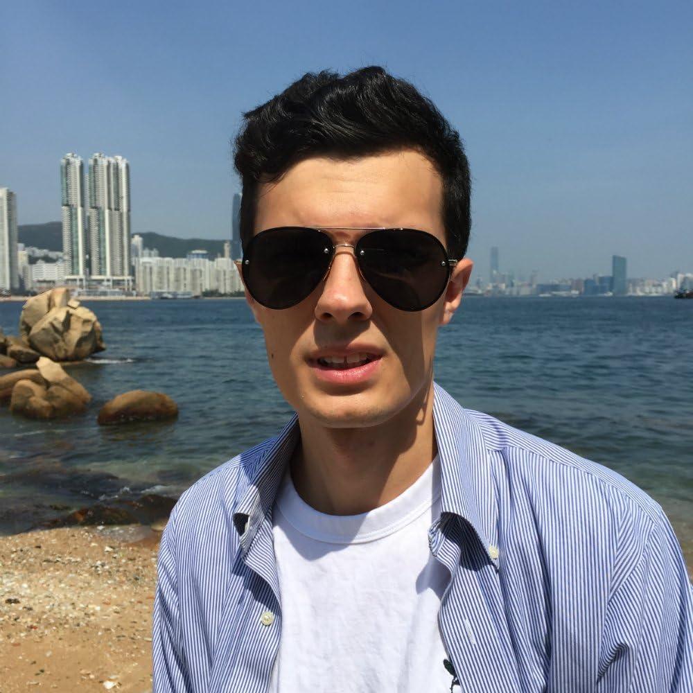 Gafas de sol aviador Freckles Mark unisex retro 62mm UV400