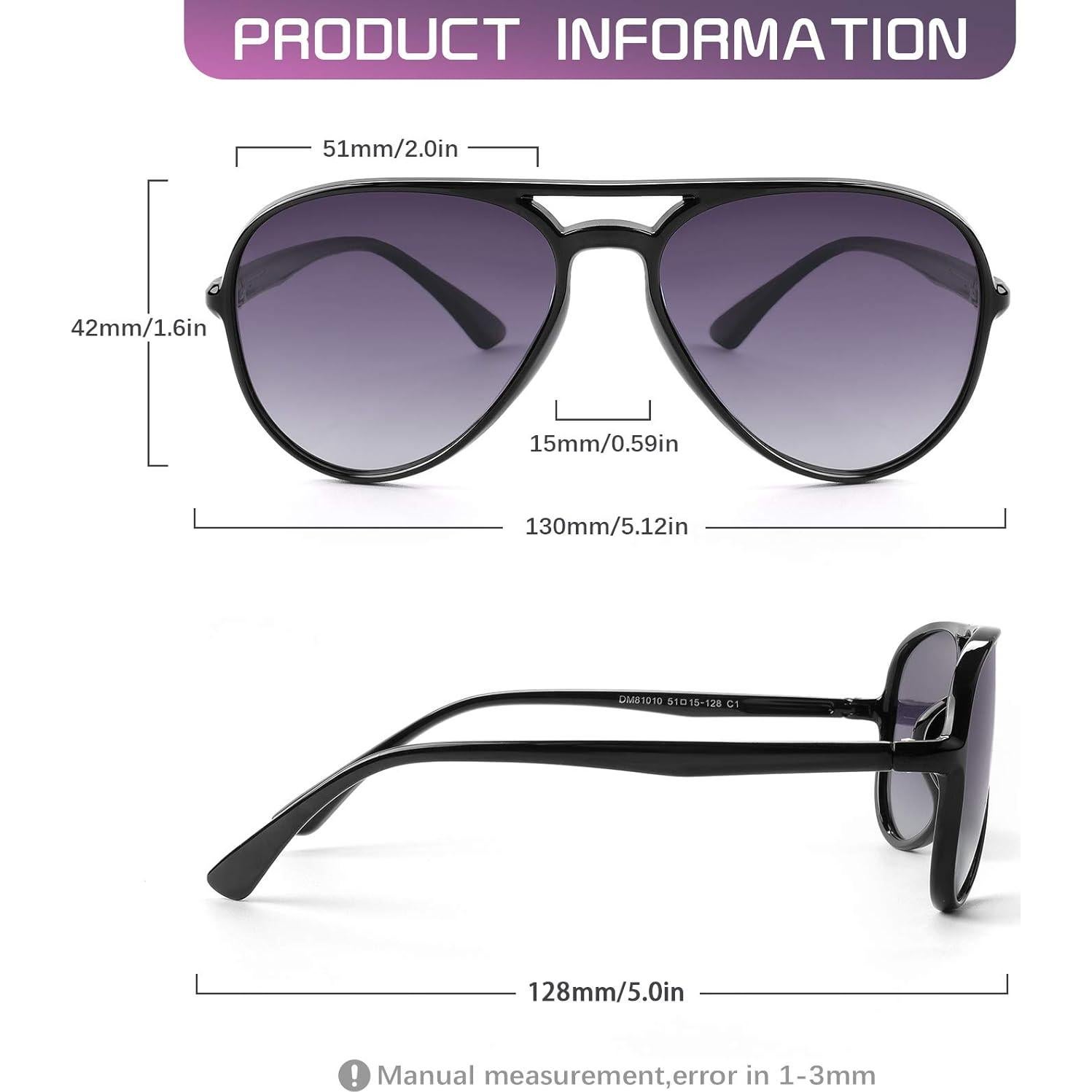 Gafas de sol polarizadas FONHCOO para niños 5-12 años UV400